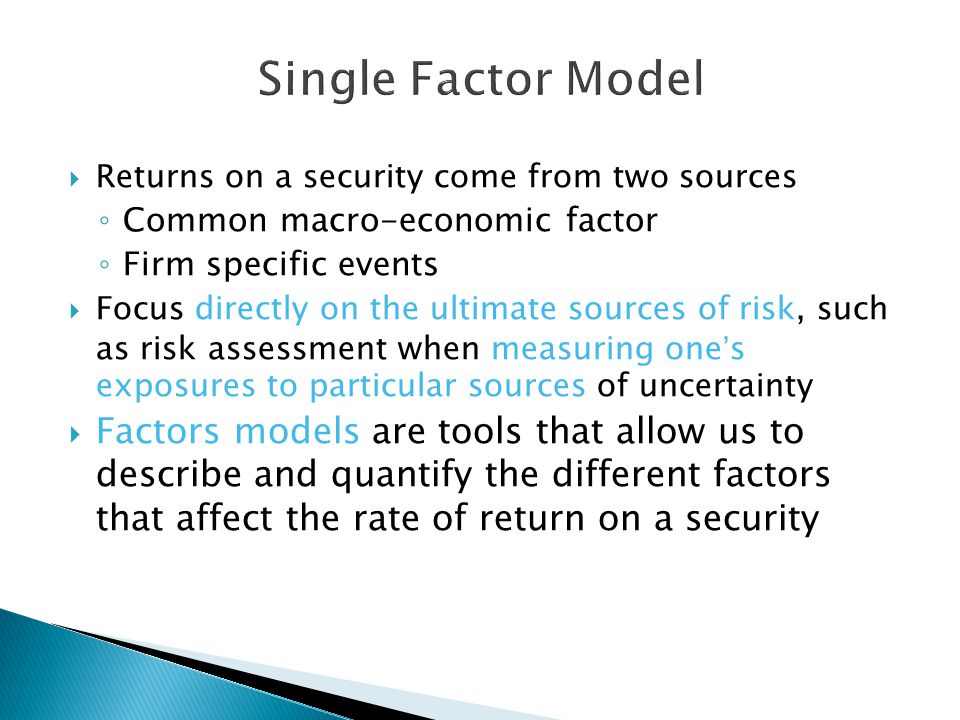 4 factors model